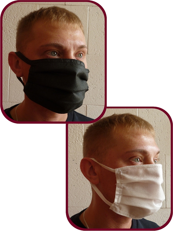 маски защитные из спанбонда