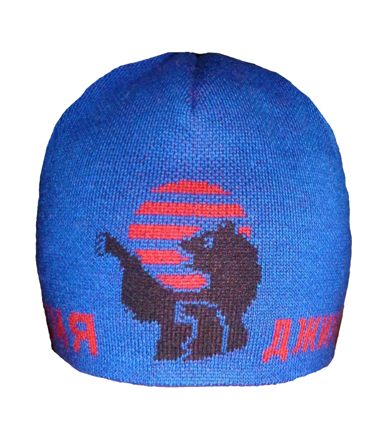 шапка с вывязанным логотипом джиу джитсу