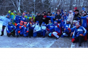 Открытие сезона "Снежный десант РСО" студенты встречают в изготовленных нами костюмах